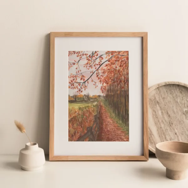 British-Autumn-Art-Print