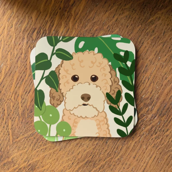 Cream-Cockapoo-Coaster