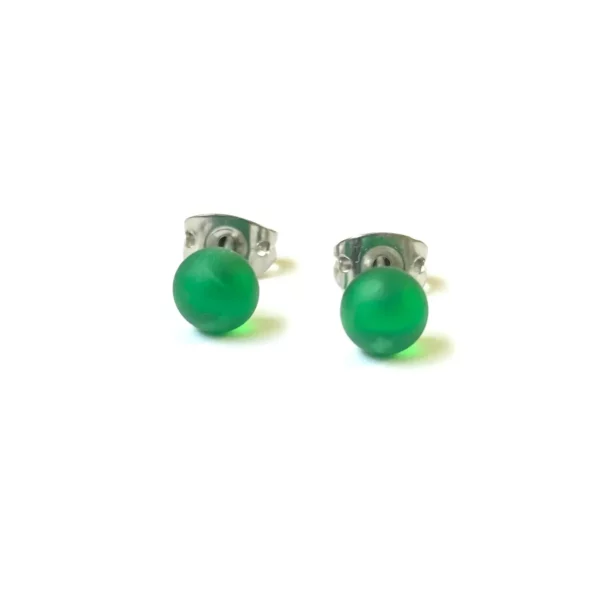 helen-chambers-green-glass-stud-earrings