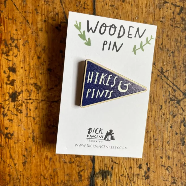 Hikes-and-Pints-Wooden-Pin-Badge