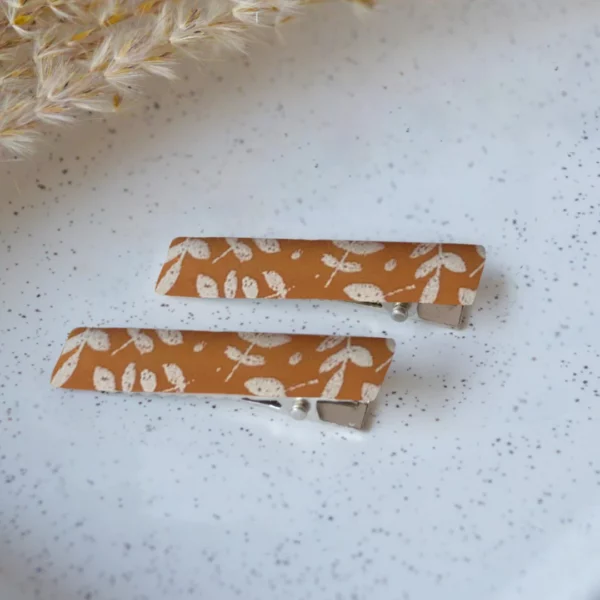 Orla-Polymer-Clay-Hair-Clips-Caramel-Print