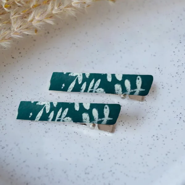 Orla-Polymer-Clay-Hair-Clips-Pine-Print