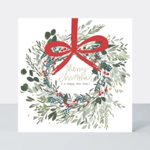 Box-of-8-Luxury-Christmas-Cards-Merry-Christmas-Wreath