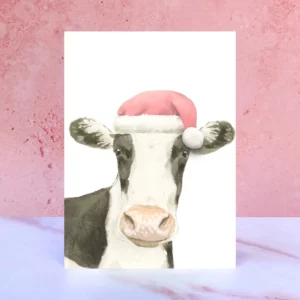 robert-james-hull-cow-christmas-card