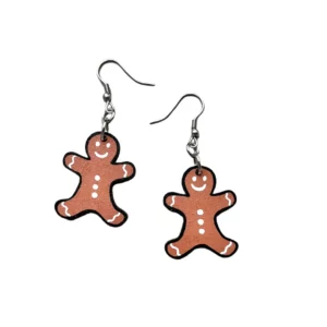 Gingerbread-Man-Christmas-Dangle-Earrings