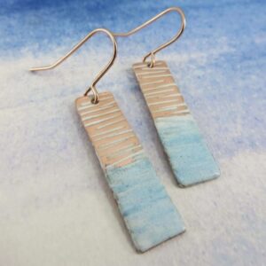 textured-copper-earrings