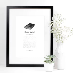 Book-Lover-A4-Unframed-Print