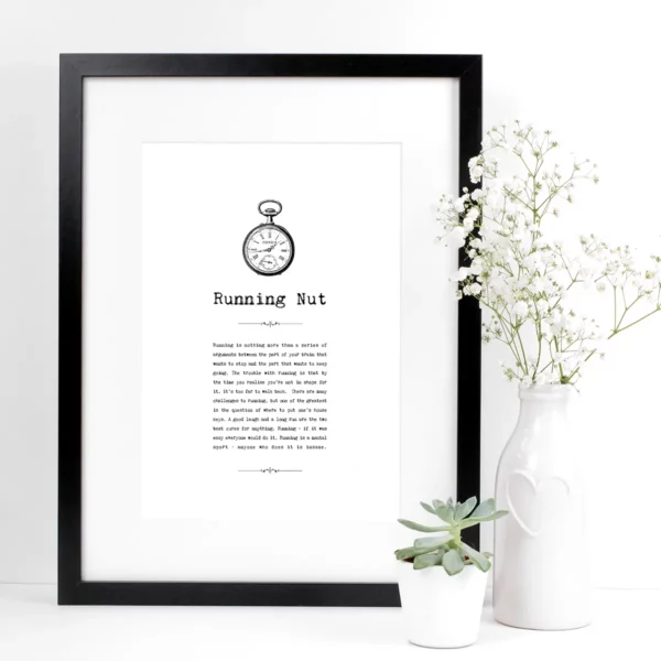 Running-Nut-A4-Unframed-Print