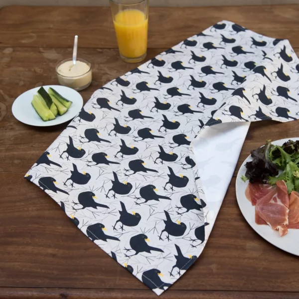 the-owlery-blackbird-tea-towel