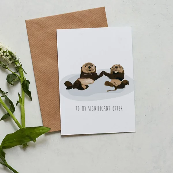 Significant-Otter-Valentines-Love-Anniversary-Greeting-Card